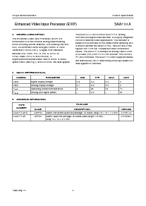浏览型号SAA7111A的Datasheet PDF文件第4页