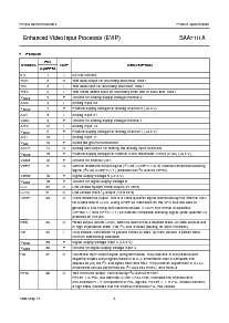 浏览型号SAA7111A的Datasheet PDF文件第6页