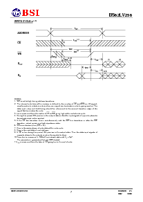 浏览型号BS62LV256SC-70的Datasheet PDF文件第7页