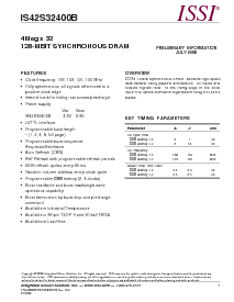 浏览型号IS42S32400B的Datasheet PDF文件第1页