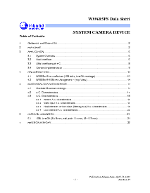 浏览型号W99685FS的Datasheet PDF文件第1页
