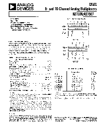 浏览型号AD7507的Datasheet PDF文件第1页