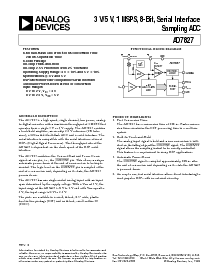 浏览型号AD7827的Datasheet PDF文件第1页