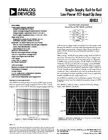 浏览型号AD822的Datasheet PDF文件第1页