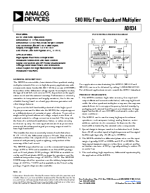 浏览型号AD834的Datasheet PDF文件第1页