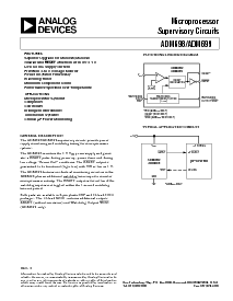 浏览型号ADM698的Datasheet PDF文件第1页