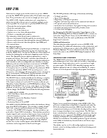 浏览型号ADSP-2186的Datasheet PDF文件第2页