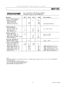 浏览型号ADV7183的Datasheet PDF文件第7页