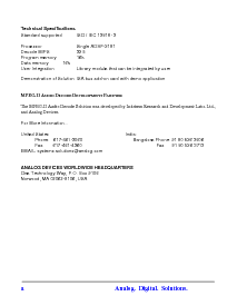 浏览型号MPEG-11 Audio Decode的Datasheet PDF文件第2页