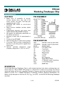浏览型号DS1284的Datasheet PDF文件第1页