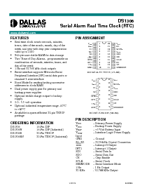 浏览型号DS1306的Datasheet PDF文件第1页