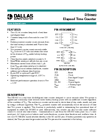 浏览型号DS1602的Datasheet PDF文件第1页