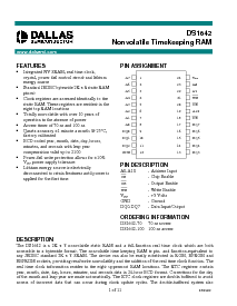 浏览型号DS1642的Datasheet PDF文件第1页