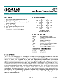 浏览型号DS276的Datasheet PDF文件第1页