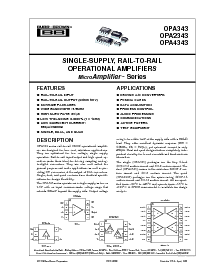 浏览型号OPA343的Datasheet PDF文件第1页