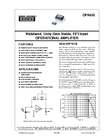 浏览型号OPA655的Datasheet PDF文件第1页