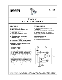 浏览型号REF102的Datasheet PDF文件第1页