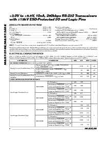 浏览型号MAX3238E的Datasheet PDF文件第2页
