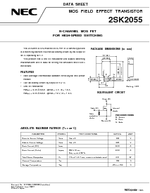 浏览型号2SK2055的Datasheet PDF文件第1页