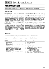 浏览型号MSM6242B的Datasheet PDF文件第1页