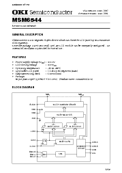 浏览型号MSM6544的Datasheet PDF文件第1页