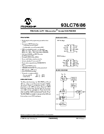 浏览型号93LC76的Datasheet PDF文件第1页