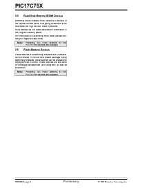 浏览型号PIC17C75X的Datasheet PDF文件第8页