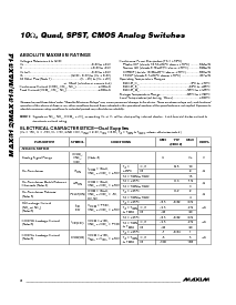 浏览型号MAX313的Datasheet PDF文件第2页