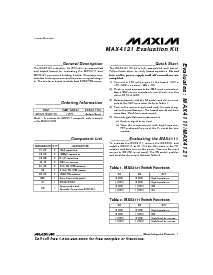 浏览型号MAX4121的Datasheet PDF文件第1页