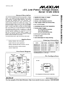 浏览型号MAX539的Datasheet PDF文件第1页