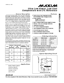 浏览型号MAX931的Datasheet PDF文件第1页