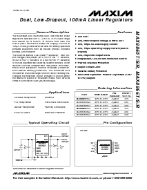 浏览型号MAX8865R的Datasheet PDF文件第1页