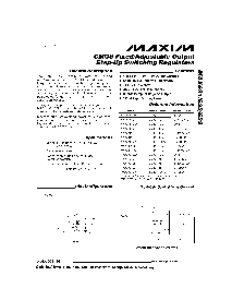 浏览型号MAX631的Datasheet PDF文件第1页