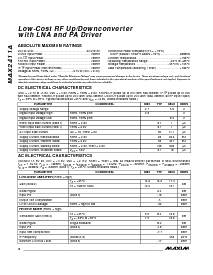 浏览型号MAX2411A的Datasheet PDF文件第2页