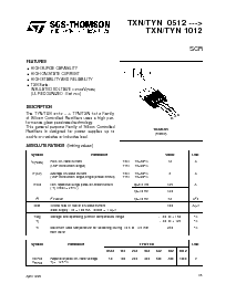 浏览型号TXN/TYN 0512 --->TXN/TYN 1012的Datasheet PDF文件第1页