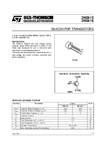 浏览型号2N5416的Datasheet PDF文件第1页