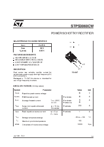 浏览型号STPS3060CW的Datasheet PDF文件第1页