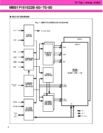 浏览型号MB81F161622B-70的Datasheet PDF文件第4页