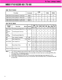 浏览型号MB81F161622B-70的Datasheet PDF文件第6页