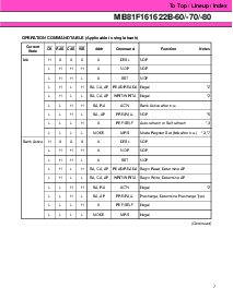 浏览型号MB81F161622B-70的Datasheet PDF文件第7页