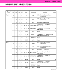 浏览型号MB81F161622B-70的Datasheet PDF文件第8页