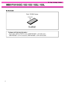 浏览型号MB81F641642C-102的Datasheet PDF文件第2页