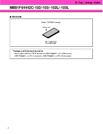 浏览型号MB81F64442C-103的Datasheet PDF文件第2页