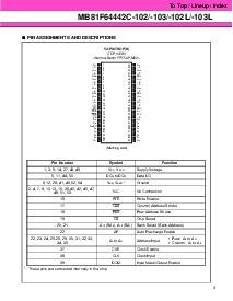 浏览型号MB81F64442C-103的Datasheet PDF文件第3页