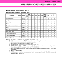浏览型号MB81F64442C-103的Datasheet PDF文件第5页