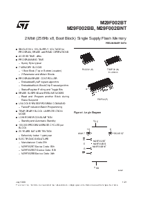 浏览型号M29F002BB的Datasheet PDF文件第1页