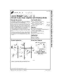 浏览型号LM4864的Datasheet PDF文件第1页