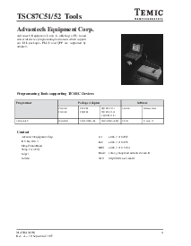 浏览型号TSC87C52 Tools的Datasheet PDF文件第4页