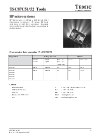 浏览型号TSC87C52 Tools的Datasheet PDF文件第6页