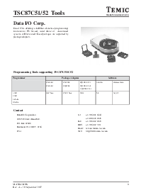 浏览型号TSC87C52 Tools的Datasheet PDF文件第8页